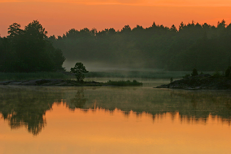 Tagesanbruch in Schweden